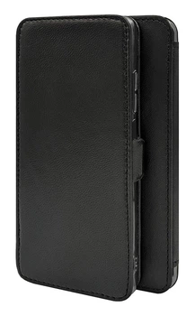 Чехол из натуральной кожи Logarm Genuine Leather PRO для Samsung Galaxy A17 Черный