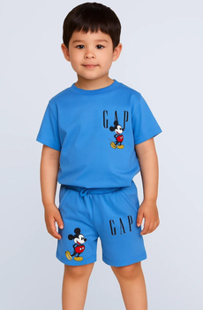 Спортивний костюм (футболка+шорти) GAP Mickey Mouse (Міккі Маус) 122/128 см Разноцвет TRW300625