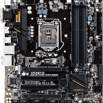 Материнская плата GIGABYTE GA-B150M-D3P (DDR4, MicroATX, Socket 1151)