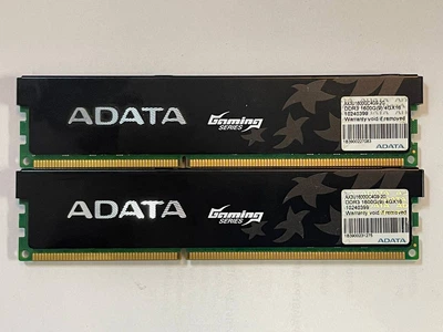 Оперативная память ADATA DDR3 8Gb Kit (2*4Gb) 1600MHz PC3-12800 Б/У