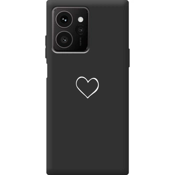 Силиконовый Черный Чехол с Картинкой для HMD Skyline Принт (Сердце) (66409-ysb82)