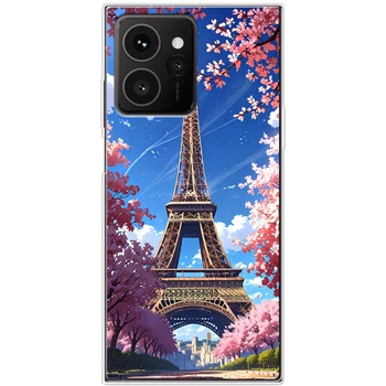 Силиконовый Чехол с Картинкой для HMD Skyline Принт (Париж, Эйфелева Башня) (66409-ysm036)