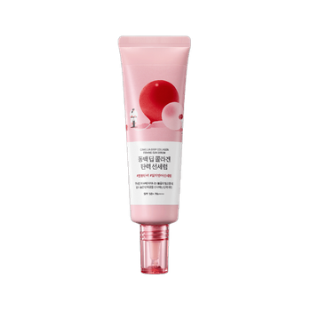 Солнцезащитная сыворотка с коллагеном Round Lab Camellia Deep Collagen Firming Sun Serum SPF50+ PA++++ 50ml