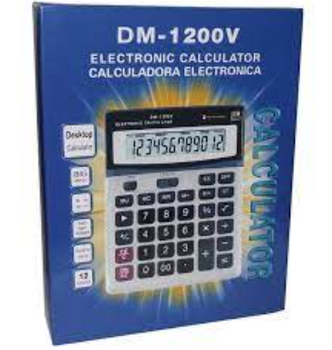 Бухгалтерский настольный калькулятор DM-1200V розмір - HDSYR_333