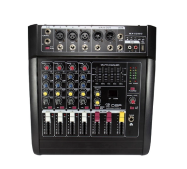 Аудио микшер диджейский Mixer BT 5300D 4ch черный 4 канала