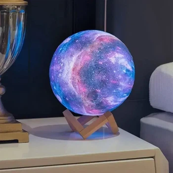 Настольный ночник светильник Луна Космос RGB 3 Вт 120 люмен