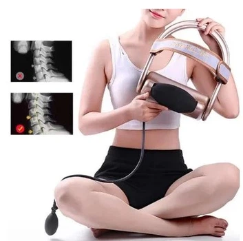 Тренажер для шийного відділу хребта масажер Cervical vertebra traction механічний вплив розмір 32 х 25 см