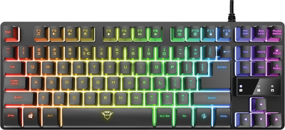 Klawiatura przewodowa Trust GXT 833 Thado TKL USB Black (TR23724)
