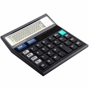 Настольный калькулятор черный KK-KD500 компактный и удобный