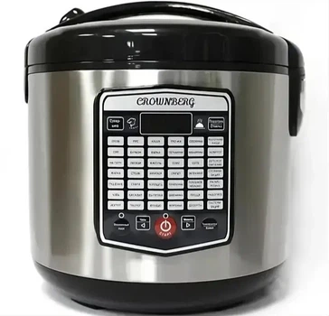 Мультиварка Crownberg CB-5527 5л 1000Вт 42 программы нержавеющая сталь 3D нагрев