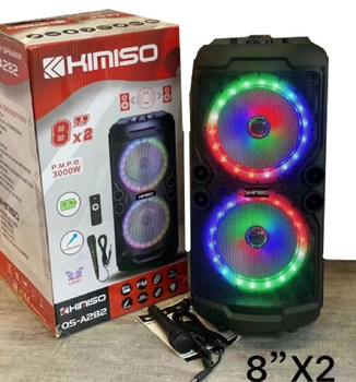Колонка-комбоусилитель Kimiso QS-A282 15 Вт Bluetooth 3-5 часов работы