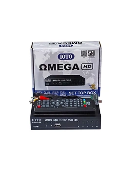 Тюнер DVB-T2 OMEGA IOTO METAL с экраном поддержка wi-fi адаптера 1080P 576i