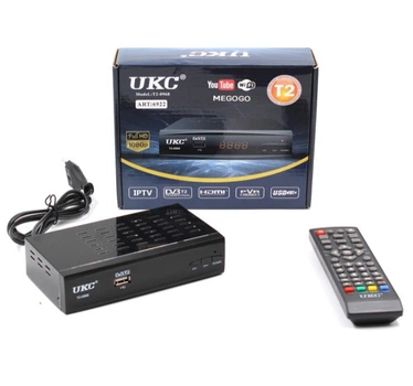 Тюнер DVB-T2 0968 Metal с поддержкой wifi и функцией записи PVR