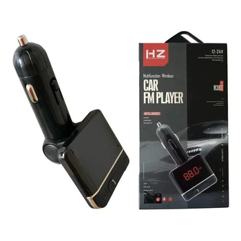 FM-трансмиттер HZ H2 + BT многофункциональный с поддержкой mp3 wav и usb microSD