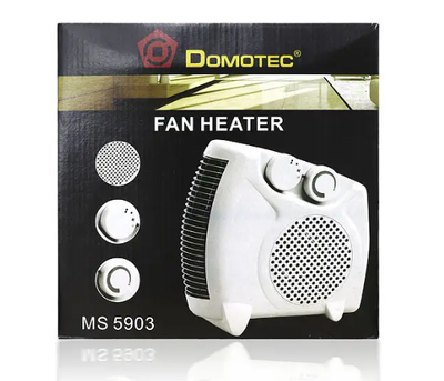 Тепловентилятор Domotec обогреватель напольный 2000 Вт для 20 кв.м