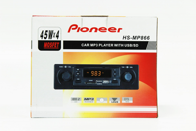 Автомагнитола Pioneer HS MP-866 4х45 Вт MP3 WMA FM-тюнер 87,5-108 МГц