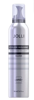 Мус для фарбування платиновий Unic Jolli Color Mousse Silver 200 мл