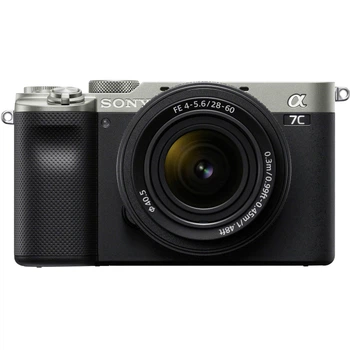 Бездзеркальний фотоапарат Sony Alpha A7C kit (28-60mm) Silver (ILCE7CLS)