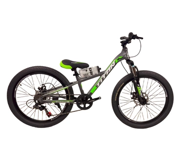 Велосипед Titan CALYPSO 24" 11" Темно-сірий-Зелений