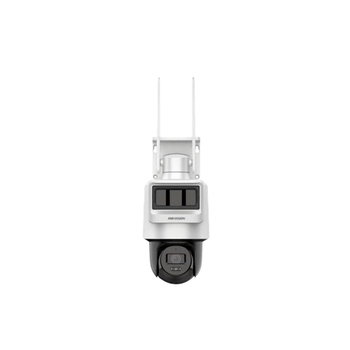 IP відеокамера з сонячною панеллю Hikvision DS 2DE2C400IWG K 4G C05S10 White 4МП фокус 2.8 мм акумулятор microSD до 512GB