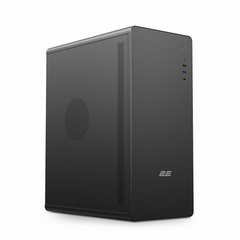 Корпус 2E Credo V500B-400 с БП 2E ATX400, 1xUSB3.0, 1х USB 2.0, 1xUSB Type-C, 1x120мм, VGA 310мм, ATX, чёрный