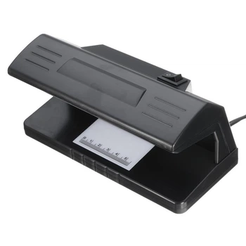 Апарат для перевірки грошей UV Light Money Detector M318 220V детектор валют портативний чорний (6587)