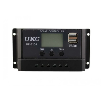 Контроллер Заряда Солнечной Батареи UKC DP-510A 10A Устройство для зарядки солнечных панелей (7392)