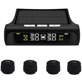 Система контроля измерения давления в шинах с внешними датчиками Solar TPMS+SOLAR и солнечной батареей комплект (6743)