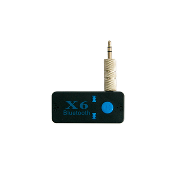 Блютуз адаптер в машину A+ Wireless Receiver X-6 Bluetooth AUX ресивер в авто hands free для автомобиля (5269)
