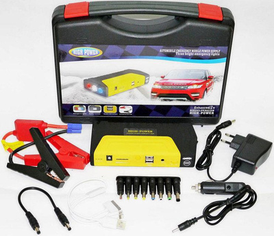 Пусковое автомобильное устройство для аккумулятора Power JUMP STARTER Bank 50800 mAh универсальное бустер (6870)