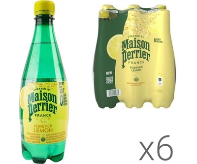 Упаковка минеральной газировки с Лимоном Perrier Lemon, 6 шт. х 0,5 л, ПЭТ