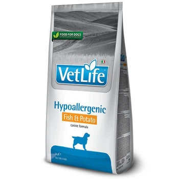 Сухой корм Farmina Vet Life Hypoallergenic Fish & Potato при пищевой аллергии 12 кг