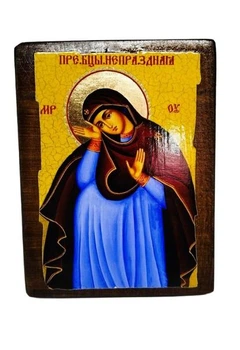 Икона Непраздная Пресвятая Богородица (на массиве Ольхи) 300*400 мм