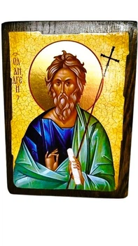 Икона Андрей святой мученик (на массиве Ольхи 170*230 мм)