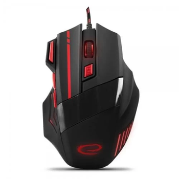 Мышка Esperanza MX201 "Wolf", Black/Red (EGM201R)