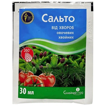Фунгіцид "Сальто" (30 мл) від ТМ "Сімейний Сад"