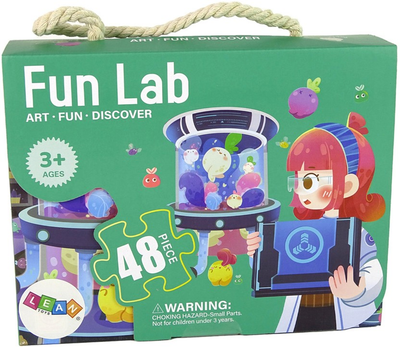 Puzzle Lean Toys Laboratorium 48 elementów 14192 (5905679070567)