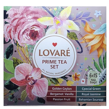 Чай Lovare "Prime tea SET" 6*15 в пакетиках (56359)