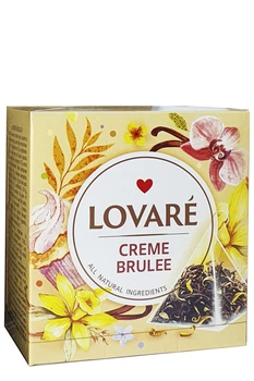 Чай Lovare Creme Brulee чорний в пірамідках 15 шт х 2 г (54717)