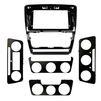 Перехідна рамка 10.1" Lesko Black для автомобіля Skoda Octavia 2004-2014р. F-6502