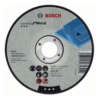 Отрезной диск Bosch A24 Standard (125х1.6х22.23 мм) круг по стали (26324)