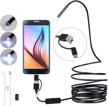 Эндоскоп Ghopy HD LED Черный Factory Recertified