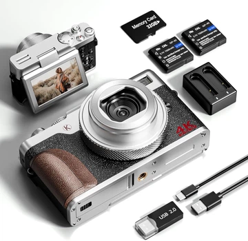 Фотоаппарат NBD A1 56Мп / CMOS / 4K 60fps / 16X зум / Wi-Fi / Черно-серый