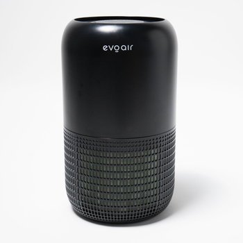 Очиститель воздуха Evoair, Yuvo Black, до 20 м², до 170 м³/ч, фильтр 3 в 1, предварительный фильтр, True HEPA, активированный уголь, Ультра - фиолетовая - С лампа, 4 скорости, таймер, ночной режим, функция блокировки