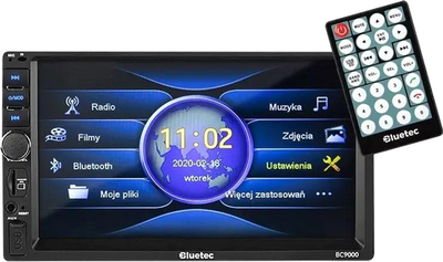 Автомагнитола Bluetec BC9000 / 7" / сенсорная / GPS / Bluetooth / AUX / USB / 2DIN Б/В