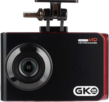 Видеорегистратор GNET 2CH / 4K / 30fps / 3.5" / Wi-Fi / Черный Б/В