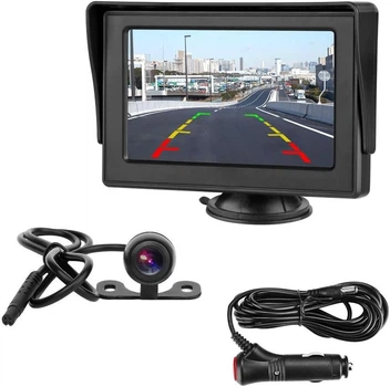 Парковочная система Jansite / 4.3" / HD / 120 ° / Черный Б/В