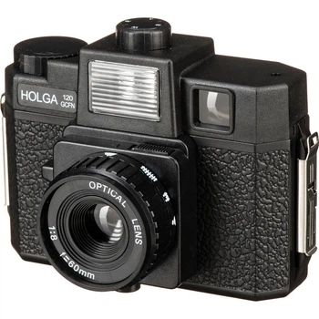 Пленочный фотоаппарат Holga 120GCFN Черный Б/В