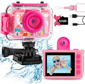 Дитяча екшн-камера GKTZ KD190 / 20МП / Full HD / Рожевий Б/В b2