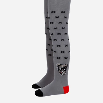 Детские колготки 7-9 лет хлопковые Conte Kids CK Tip-Top 4С-05 СП 558 128-134 см (20) Темно-серые (4810226585245)
